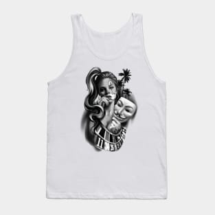 Chicano girl Tank Top